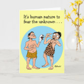 Mannen staat voor Funny 35th Birthday Kaart (Gele Bloem)