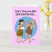 Mannen staat voor Funny 82nd Birthday Kaart (Gele Bloem)