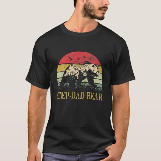 Mannen Stap-pap Beer Funny Vaderdag T-shirt (Voorkant)