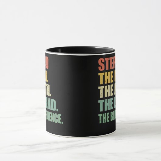 Mannen stapel pap het Man de mythe de legende het  Mok (Midden)