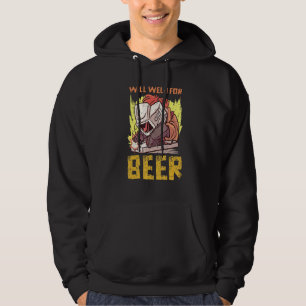 Mannen Steelwerker Beer Drink lassen Hoodie