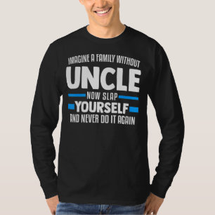 Mannen Stel je een vader voor zonder oomneef T-shirt