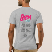 Mannen STEM-deals - Grijs T-shirt (Achterkant)