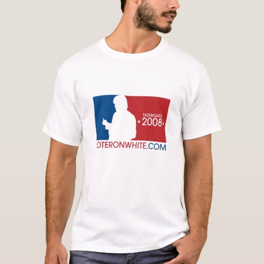 Mannen StemmingRonWhite.com sportlogo T T-shirt (Voorkant)