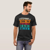 Mannen Stepdad bedankt dat je vader Stepfathe bent T-shirt (Voorkant volledig)