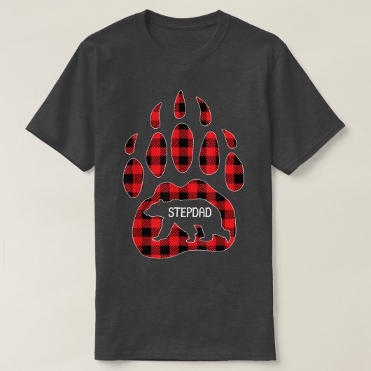 Mannen Stepdad Beer Red Pset Buffalo Stepdad Match T-shirt (Design voorkant)