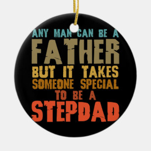 Mannen Stepdad Gifts van Daughter Son Stepdochter Keramisch Ornament