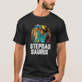 Mannen Stepdad Saurus Dinosaur Funny Stepdadsaurus T-shirt (Voorkant)