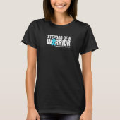 Mannen Stepdad van een Warrior Addication Recovery T-shirt (Voorkant)
