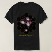 Mannen Stephans Quintet James Webb Telescope JWST T-shirt (Design voorkant)