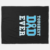 Mannen sterkste vader ooit - Prostaatkanker Fleece Deken (Voorkant (Horizontaal))