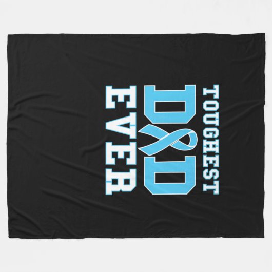 Mannen sterkste vader ooit - Prostaatkanker Fleece Deken (Voorkant (Horizontaal))