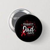 Mannen sterkste vader ooit trots vader BLOEDkanker Ronde Button 5,7 Cm (Voorkant /achterkant)