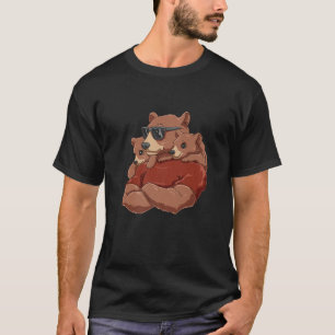 Mannen sterrenbek - vader van tweelingen Kinder da T-shirt