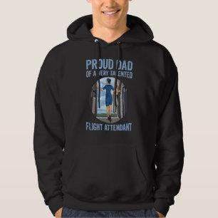 Mannen stewardess citaat voor een vader van een st hoodie