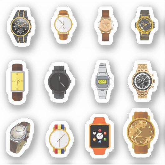 Mannen Sticker (Voorkant)