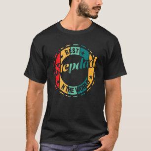 Mannen stiefvader in de internationale familie sti t-shirt