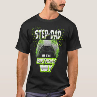 Mannen stiefvader van de verjaardagsjongen bijpass t-shirt