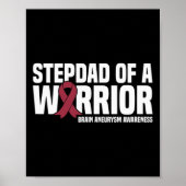 Mannen stiefvader van een krijger hersenaneurysma  poster (Voorkant)