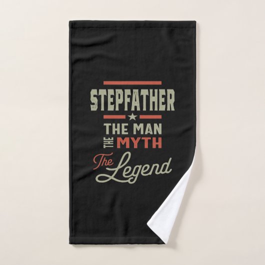 Mannen stiefvader van het Man de mythe de legende Handdoek (Handdoek)