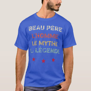Mannen stiefvader van het man de mythe van de lege t-shirt