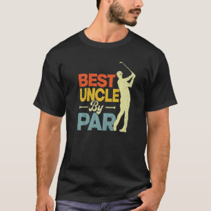 Mannen  stijl Beste oom van Par Golf Lover Fu T-shirt