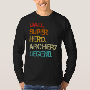 Mannen  stijl Papa Hero Archery Legend Vader' T-shirt