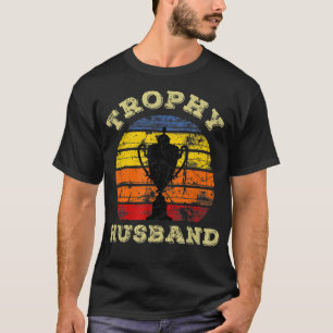 Mannen   stijl Trophy Husband Valentijn T-shirt