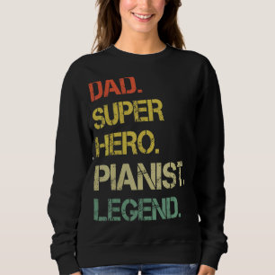 Mannen stijl vader hero pianist legende vader' trui