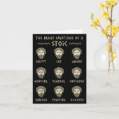 Mannen stoïcisme citaat Marcus Aurelius Filosofie Kaart (Gele Bloem)