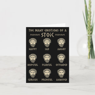 Mannen stoïcisme citaat Marcus Aurelius Filosofie Kaart