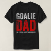 Mannen stoornissen Goalie Pap Zenuwsport P T-shirt (Design voorkant)