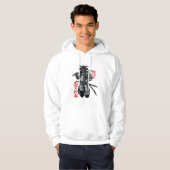 Mannen-Streetwear Hoodie – Minimale esthetiek (Voorkant volledig)