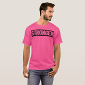 Mannen Stronger Gym Fitness Workout Bodybuilding M T-shirt (Voorkant volledig)
