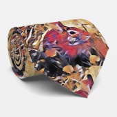 Mannen Stropdas Abstract konijn (Opgerold)