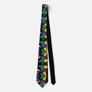 Mannen Stropdas abstracte retro corporate mannen m