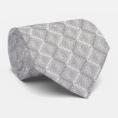 Mannen Stropdas Damask Print (Opgerold)