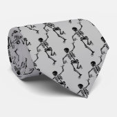 Mannen Stropdas-Halloween dansskeletten Stropdas (Opgerold)