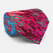 Mannen-stropdas in rood en blauw. stropdas (Opgerold)