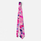 Mannen stropdas kleurrijk abstract ontwerp (Achterkant)