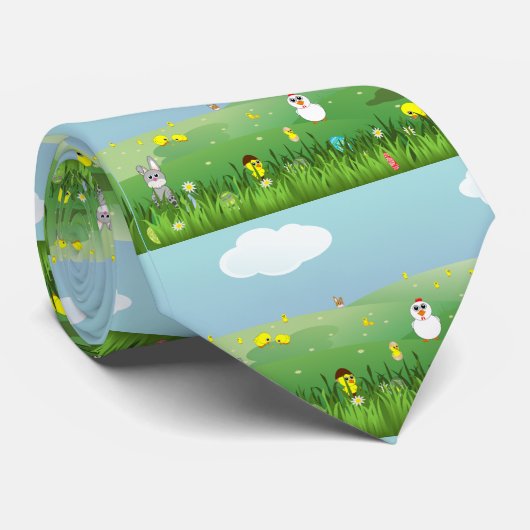 mannen stropdas oostergras (Opgerold)