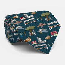 Mannen stropdas, overal waar we in dienst zijn