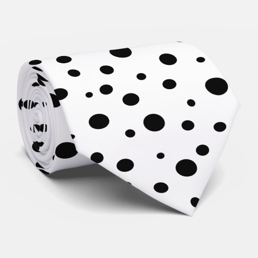 Mannen Stropdas-Polka Dots Stropdas (Opgerold)