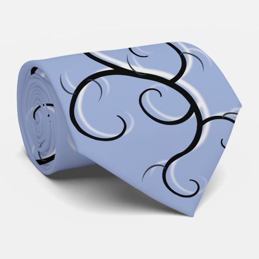 Mannen Stropdas Rozen (Opgerold)