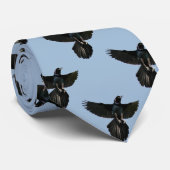 Mannen Stropdas van de vliegende stolling Raven (Opgerold)