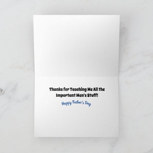 Mannen Stuff - Funny Cat Vaderdag Kaart (Binnen)