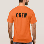 Mannen  stuurhutpersoneel met dubbele steigers Ath T-shirt (Achterkant)