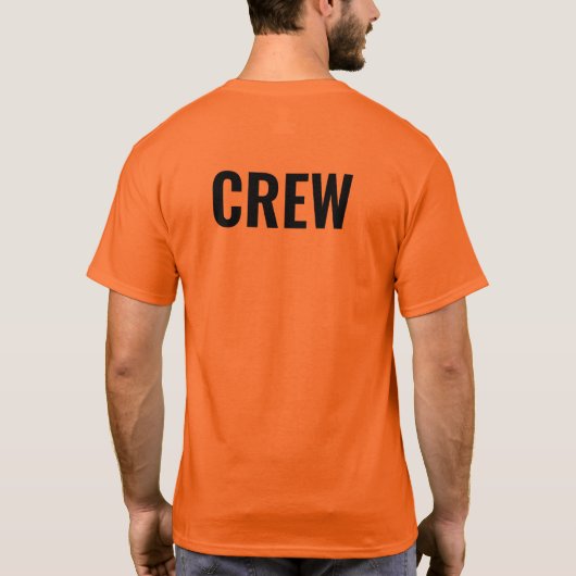 Mannen  stuurhutpersoneel met dubbele steigers Ath T-shirt (Achterkant)