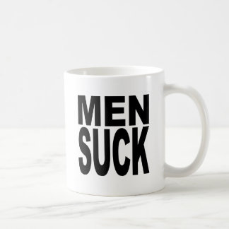 Mannen Suck Koffiemok