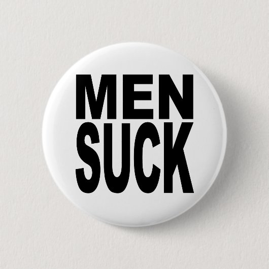 Mannen Suck Ronde Button 5,7 Cm (Voorkant)